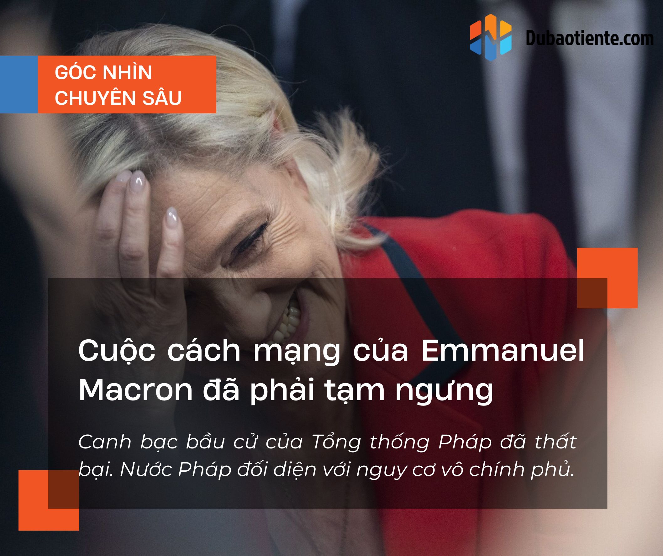 Cuộc cách mạng của Emmanuel Macron đã phải tạm ngưng