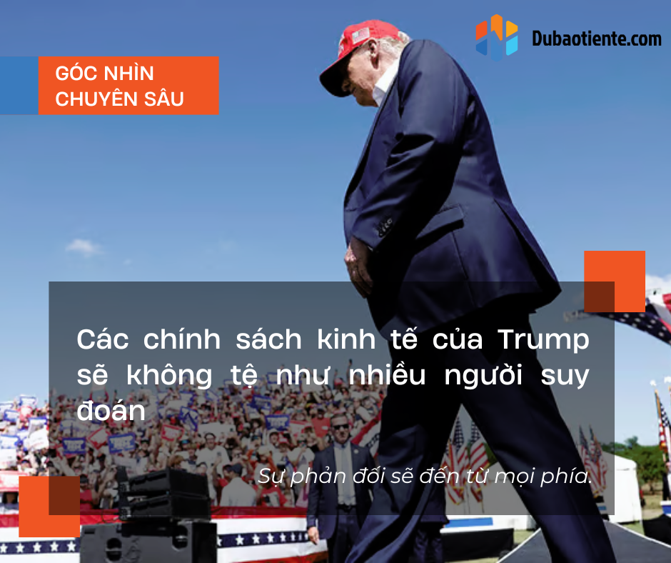 Các chính sách kinh tế của Trump sẽ không tệ như nhiều người suy đoán