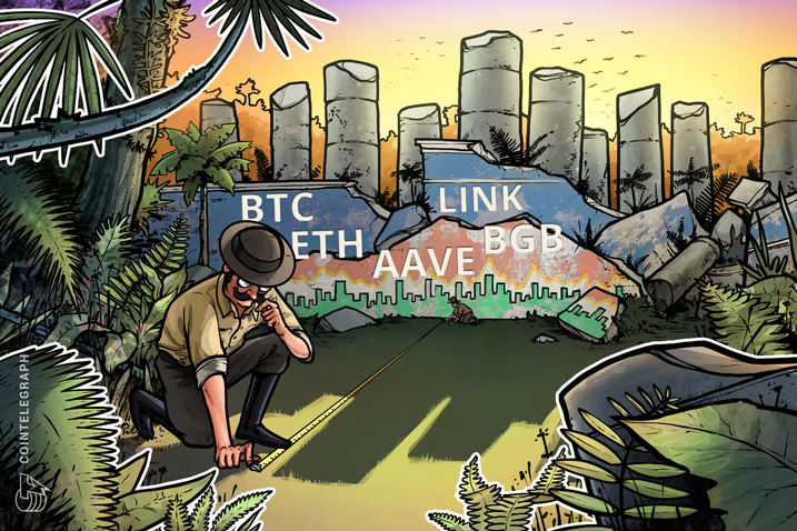 ETH, LINK, AAVE và BGB tăng giá khi Bitcoin tiến gần mức đỉnh lịch sử mới ETH, LINK, AAVE và BGB tăng giá khi Bitcoin tiến gần mức đỉnh lịch sử mới